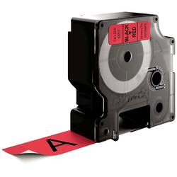 etikety DYMO D1 S0720970 Barva pásky: červená Barva písma:černá 24 mm 7 m