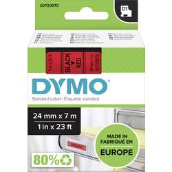 etikety DYMO D1 S0720970 Barva pásky: červená Barva písma:černá 24 mm 7 m