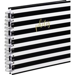 Hama 00003818 album se spirálovou vazbou (š x v) 28 cm x 24 cm černá, bílá 50 Seiten