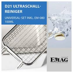 Emag Emmi D21 ultrazvuková čistička, 80 W, 2 l, s ohřevem