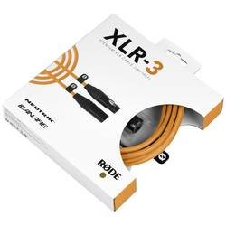 Rode XLR3M-O XLR propojovací kabel 3 m oranžová