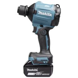 Makita DAS180Z Akumulátorový fukar Průtok vzduchu 1.1 m³/min Rychlost proudění vzduchu 200 m/s 18 V bez akumulátoru, bez nabíječky