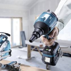 Makita DAS180Z Akumulátorový fukar Průtok vzduchu 1.1 m³/min Rychlost proudění vzduchu 200 m/s 18 V bez akumulátoru, bez nabíječky