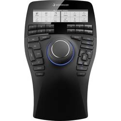3Dconnexion SpaceMouse Enterprise 3D myš, přenos USB, 12 tlačítko, černá