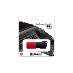 Kingston Kingston DataTraveler Exodia M - USB-Fla USB flash disk Retail 128 GB černá/modrá DTXM/128GB USB 3.2 (Gen 1x1)