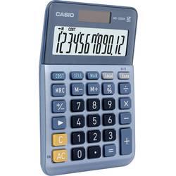 Casio MS-120EM stolní kalkulačka, displej (počet míst) 12, solární napájení, modrá