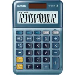 Casio MS-120EM stolní kalkulačka, displej (počet míst) 12, solární napájení, modrá