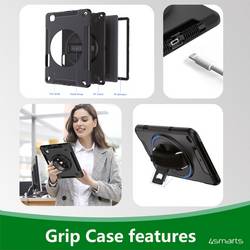 4Smarts Rugged Tablet GRIP obal na tablet Samsung Backcover černá