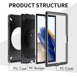 4Smarts Rugged Tablet GRIP obal na tablet Samsung Backcover černá