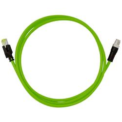 LogiLink CQM075S RJ45 síťové kabely, propojovací kabely CAT 6A 5.00 m zelená samozhášecí, bez halogenů, odolné proti kyselinám, odolné proti UV záření, odolné