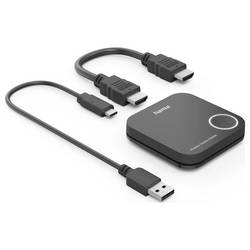 Hama Wireless-Display-Adapter, HDMI™, Full-HD 1080p, inkl. Kabel Bezdrátový full HD prezentační systém 30 m 1920 x 1080 Pixel