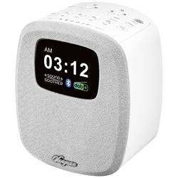Sangean DCR-83 A500460 stolní rádio, DAB+, FM, AUX, Bluetooth, USB, s USB nabíječkou, funkce alarmu, bílá