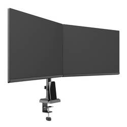 Neomounts DS60-600BL2 držák monitoru 2 Displej: (s) 25,4 cm (10) - 81,3 cm (32) černá nastavitelná výška, naklápěcí, nakláněcí, stojan