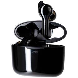 Boompods Bassline GO špuntová sluchátka (In Ear) Bluetooth® černá headset, regulace hlasitosti, odolné vůči potu, dotykové ovládání