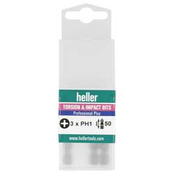 Heller Torsion Impact Bits 30548 sada bitů, 3dílná