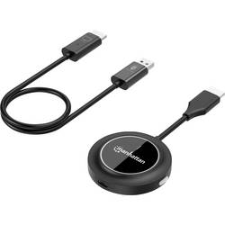 Manhattan 1080p Wireless HDMI-Präsentationsset mit HDMI-Empfänger und HDMI Sender-Dongle HDMI bezdrátový přenos (sada) 30 m 5150 kHz, 5250 MHz 1920 x 1080 Pixel