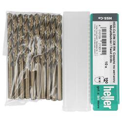 Heller 21334 9 HSS kovový spirálový vrták 9.3 mm Celková délka 125 mm Cobalt DIN 338 válcová stopka 10 ks
