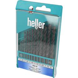 Heller 17734 4 HSS sada spirálových vrtáku do kovu 13dílná 2 mm, 2.5 mm, 3 mm, 3.5 mm, 4 mm, 4.5 mm, 5 mm, 5.5 mm, 6 mm, 6.5 mm, 7 mm, 7.5 mm, 8 mm válcované