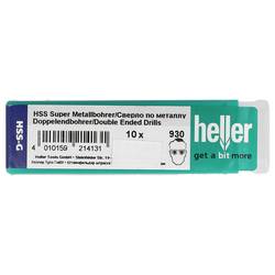 Heller 21413 1 HSS oboustranný vrták 4 mm Celková délka 55 mm válcová stopka 10 ks