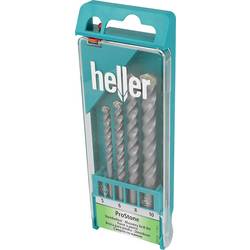 Heller 17744 3 tvrdý kov sada spirálového vrtáku na kámen 4dílná 5 mm, 6 mm, 8 mm, 10 mm válcová stopka 1 sada