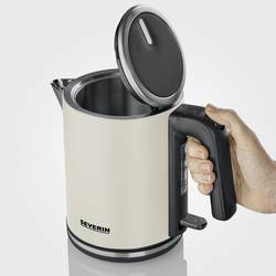 Severin 9577 rychlovarná konvice, bez BPA, indikátor, béžová, černá, 9577