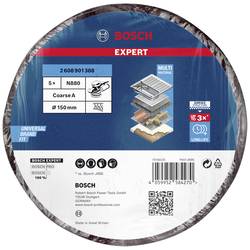 Bosch Accessories 2608901388 Obrusný kotouč EXPERT N880 pro excentrickou brusku, 150 mm, hrubý, 5 ks 150 mm 5 ks