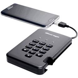iStorage diskAshur PRO 2® 1 TB externí HDD 6,35 cm (2,5) USB 3.2 (Gen 2) grafit IS-DAP2-256-1000-C-G