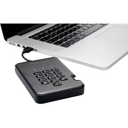 iStorage diskAshur PRO 2® 1 TB externí HDD 6,35 cm (2,5) USB 3.2 (Gen 2) grafit IS-DAP2-256-1000-C-G