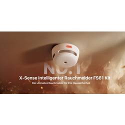 X-Sense FS61 sada centrály a detektoru kouře Ovládání přes aplikaci (š x v x h) 90 x 26.5 x 90 mm