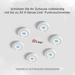 X-Sense CO03D-W detektor kouře s interním senzorem, možnost vzájemného propojení na baterii