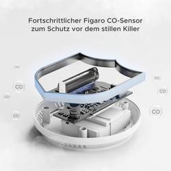X-Sense CO03D-W detektor kouře s interním senzorem, možnost vzájemného propojení na baterii
