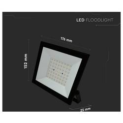 V-TAC VT-44054 23988 LED reflektor Energetická třída (EEK2021): F (A - G) 50 W Barvy světla (LED svítidlo): neutrální bílá