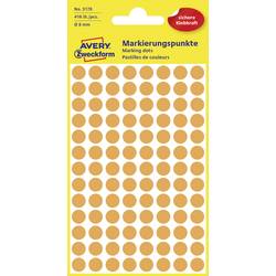 Avery-Zweckform 3178 popisovače etiket Ø 8 mm jasně oranžová 416 ks trvalé papír