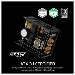 Corsair CORSAIR SF Series SF850 - Netzteil (intern) - ATX12V 3.1/ EPS12V PC síťový zdroj 850 W SFX 80 PLUS® Platinum