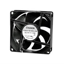 Sunon EF80251S11000UA99 axiální ventilátor, 12 V/DC, 69.64 m³/h, (d x š x v) 80 x 80 x 25 mm, EF80251S1-1000-UA99