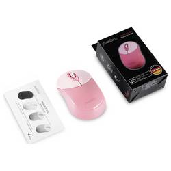 Perixx PERIMICE-802 Pink optická myš, přenos Bluetooth®, 3 tlačítko, 1000 dpi, růžová