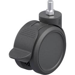 Blickle 759283 LKDB-PUA 100G-RA Dvojité plastové otočné pojezdové kolečko Ø kola: 100 mm nosnost (max.): 110 kg 1 ks