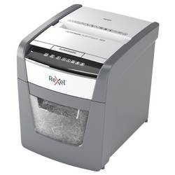 Rexel Optimum AutoFeed+ 50X skartovačka 50 listů mikrořez 4 x 28 mm P-4 20 l Křížový řez kancelářské sponky, sponky do sešívačky, kreditní karty