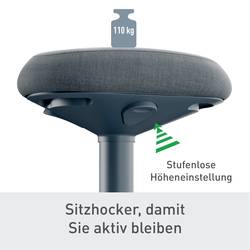 Leitz sedačka tmavě šedá 65440089