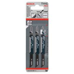 Bosch Accessories 2608630808 Pilový plátek do kmitací pily T 111 C - Basic for Wood 3 ks