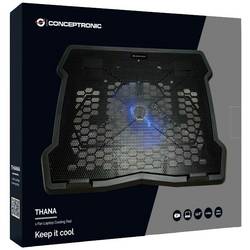 Conceptronic THANA05B chladicí podložka pod notebook nastavitelná výška