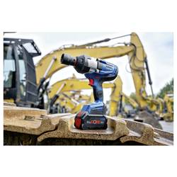 Bosch Professional GDS 18V-1600 HC aku rázový utahovák, 18 V Li-Ion bez akumulátoru, bez nabíječky, kufřík, 06019M1001