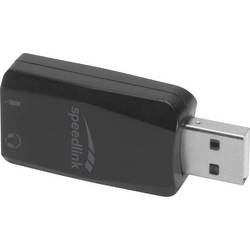 mikrofonový přijímač SpeedLink SPEEDLINK SL-8850-BK-01 VIGO - Soundkarte - Stereo Druh přenosu:USB