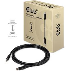 club3D Mini-DisplayPort kabel Mini DisplayPort konektory, Mini DisplayPort konektory 2.00 m černá CAC-1164 8K UHD Kabel DisplayPort