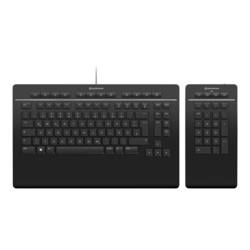 3Dconnexion 3Dconnexion Keyboard Pro with Numpad - Tastatur und Nummernfeld myš, přenos vícebarevná