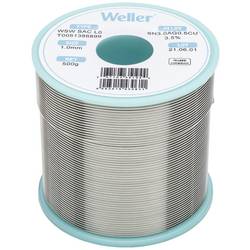 Weller WSW SAC L0 bezolovnatý pájecí cín cívka Sn3,0Ag0,5Cu 500 g 1 mm