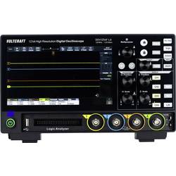 VOLTCRAFT DOV1254F LA digitální osciloskop 125 MHz, 4kanálový, 1.25 GSa/s, 100 Mpts, 12 Bit, s pamětí (DSO), generátor funkcí, logický analyzátor, 1 ks,