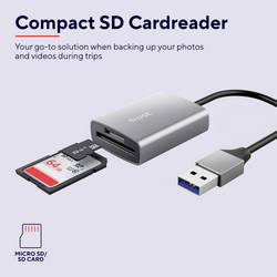 Trust Trust Dalyx - Kartenleser (microSD, SDHC, SDXC) čtečka čipových karet