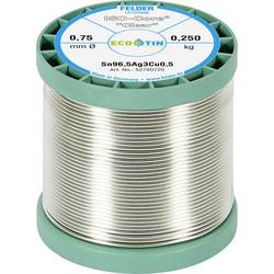Felder ISO-Core Clear SAC305 pájecí cín cívka Sn96,5Ag3Cu0,5 0.250 kg 0.75 mm
