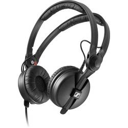 Sennheiser HD 25 DJ sluchátka otevřená (On Ear) kabelová černá otočná sluchátka